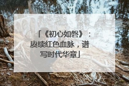 《初心如磐》：赓续红色血脉，谱写时代华章