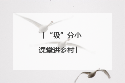 “圾”分小课堂进乡村