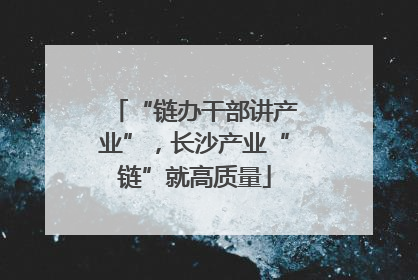 “链办干部讲产业”，长沙产业“链”就高质量
