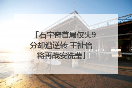 石宇奇首局仅失9分却遭逆转 王祉怡将再战安洗莹