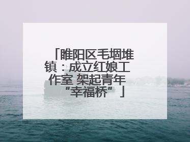 睢阳区毛堌堆镇：成立红娘工作室 架起青年“幸福桥”