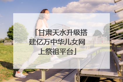甘肃天水升级搭建亿万中华儿女网上祭祖平台