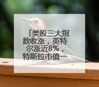 美股三大指数收涨，英特尔涨近8%，特斯拉市值一夜增超4000亿元！黄金、原油下跌