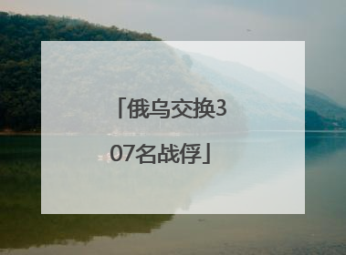 俄乌交换307名战俘