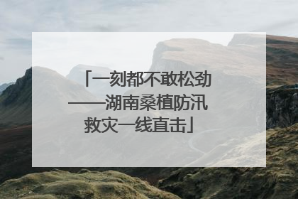 一刻都不敢松劲——湖南桑植防汛救灾一线直击