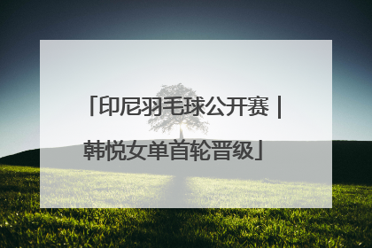 印尼羽毛球公开赛｜韩悦女单首轮晋级
