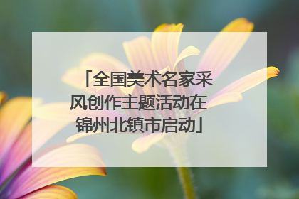 全国美术名家采风创作主题活动在锦州北镇市启动