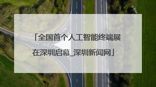 全国首个人工智能终端展在深圳启幕_深圳新闻网