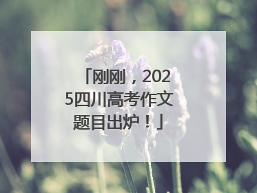 刚刚，2025四川高考作文题目出炉！