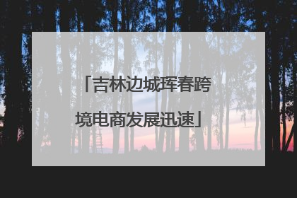 吉林边城珲春跨境电商发展迅速