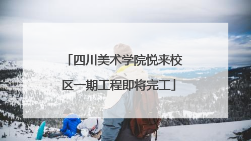 四川美术学院悦来校区一期工程即将完工