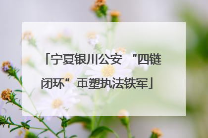 宁夏银川公安 “四链闭环”重塑执法铁军
