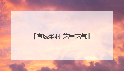 宣城乡村 艺里艺气