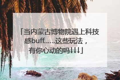 当内蒙古博物院遇上科技感buff……这些玩法，有你心动的吗↓↓↓