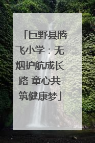 巨野县腾飞小学：无烟护航成长路 童心共筑健康梦