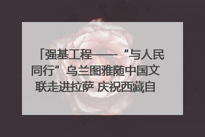 强基工程——“与人民同行”乌兰图雅随中国文联走进拉萨 庆祝西藏自治区成立60周年