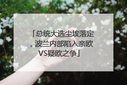 总统大选尘埃落定，波兰内部陷入亲欧VS疑欧之争
