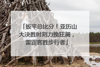 扳平总比分！亚历山大决胜时刻力挽狂澜，雷霆客胜步行者