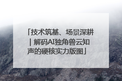 技术筑基、场景深耕｜解码AI独角兽云知声的硬核实力版图