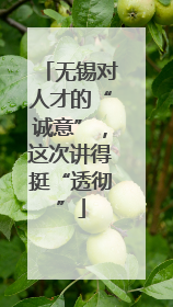 无锡对人才的“诚意”，这次讲得挺“透彻”