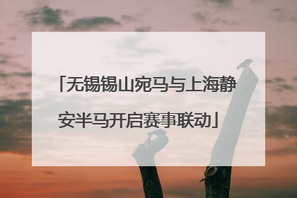 无锡锡山宛马与上海静安半马开启赛事联动