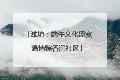 潍坊：端午文化盛宴 温情粽香润社区