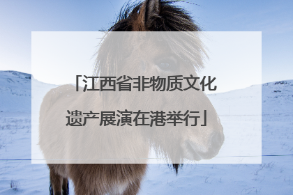 江西省非物质文化遗产展演在港举行
