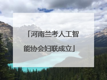 河南兰考人工智能协会妇联成立