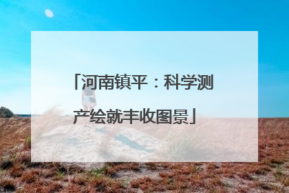 河南镇平：科学测产绘就丰收图景