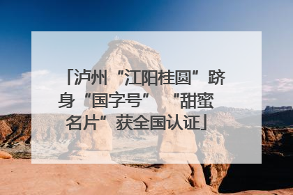 泸州“江阳桂圆”跻身“国字号” “甜蜜名片”获全国认证