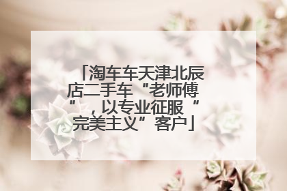 淘车车天津北辰店二手车“老师傅”，以专业征服“完美主义”客户