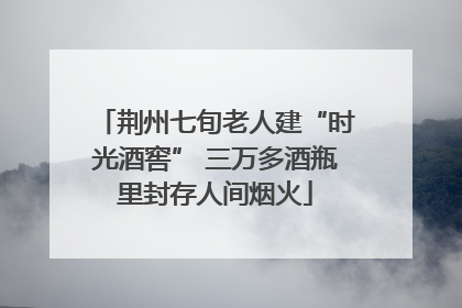 荆州七旬老人建“时光酒窖” 三万多酒瓶里封存人间烟火