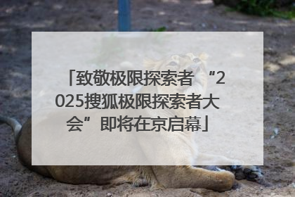 致敬极限探索者 “2025搜狐极限探索者大会”即将在京启幕