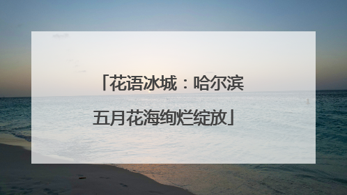 花语冰城：哈尔滨五月花海绚烂绽放