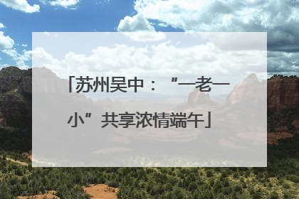 苏州吴中：“一老一小”共享浓情端午