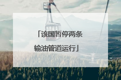 该国暂停两条输油管道运行