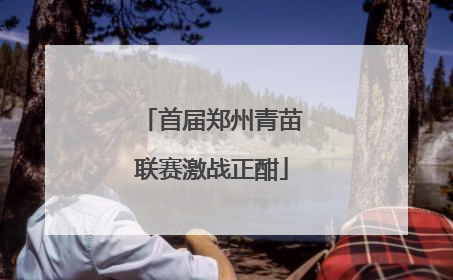 首届郑州青苗联赛激战正酣