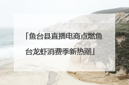 鱼台县直播电商点燃鱼台龙虾消费季新热潮