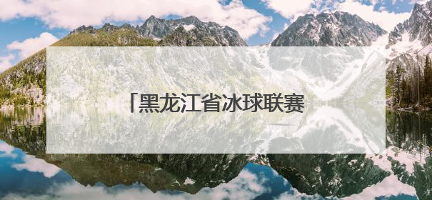 黑龙江省冰球联赛第二站收官 齐齐哈尔兰迪一队夺冠
