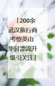 200余武汉旅行商考察英山 毕昇漂流升级引关注
