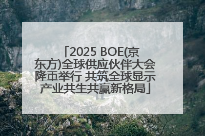 2025 BOE(京东方)全球供应伙伴大会隆重举行 共筑全球显示产业共生共赢新格局