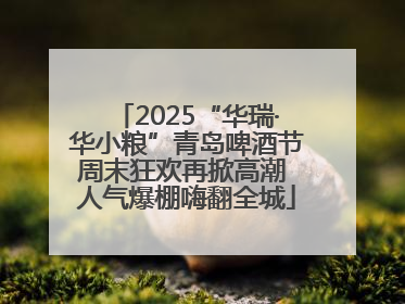 2025“华瑞·华小粮”青岛啤酒节周末狂欢再掀高潮 人气爆棚嗨翻全城