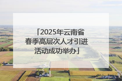 2025年云南省春季高层次人才引进活动成功举办