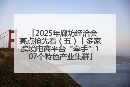 2025年廊坊经洽会亮点抢先看（五）丨多家跨境电商平台“牵手”107个特色产业集群