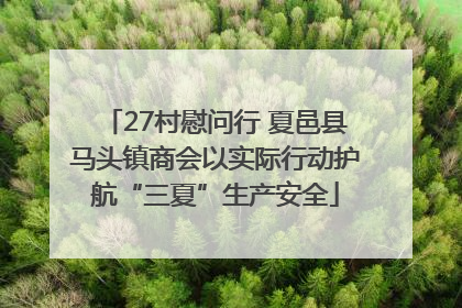 27村慰问行 夏邑县马头镇商会以实际行动护航“三夏”生产安全