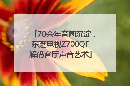 70余年音画沉淀：东芝电视Z700QF解码客厅声音艺术