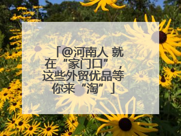 @河南人 就在“家门口”，这些外贸优品等你来“淘”