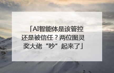 AI智能体是该管控还是被信任？两位图灵奖大佬“吵”起来了